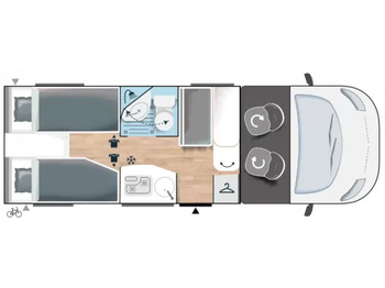 Camping-car profilé — Challenger Teilintegriert S 217 GA Sport Edition #8281 (Ford Transit) 