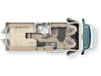 Fourgon aménagé Malibu Van First Class - Two Rooms GT skyview 640 LE RB